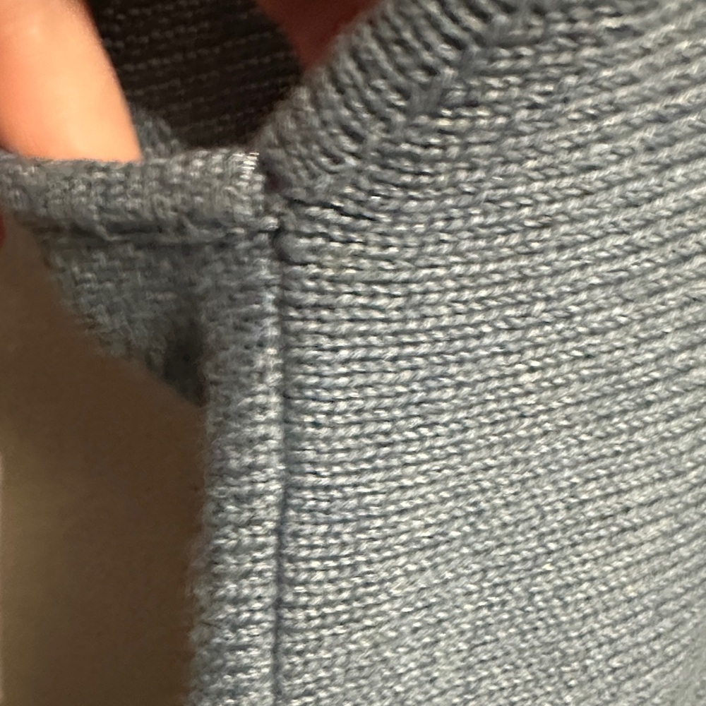 Chaps Blue Southwestern Open-Front Vest with Red Accents - Picture 11 of 12